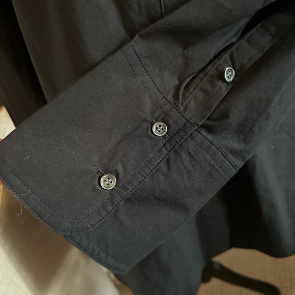 💵 NWT | Banana Republic | The Oversized Shirt in Black - Picture 10 of 13